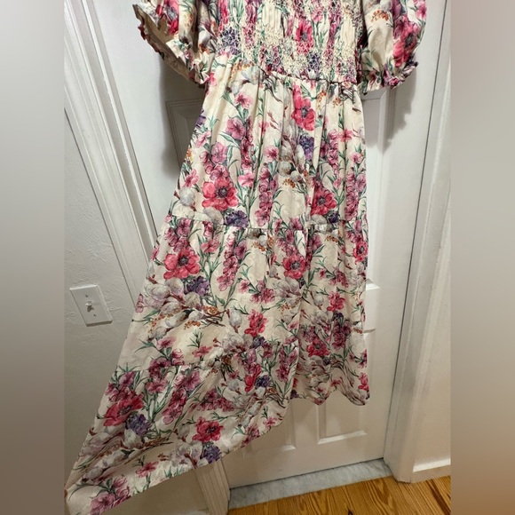 Baltic Born Tulsa Smocked Floral Maxi Dress  - SIZE 2XL - Picture 4 of 13